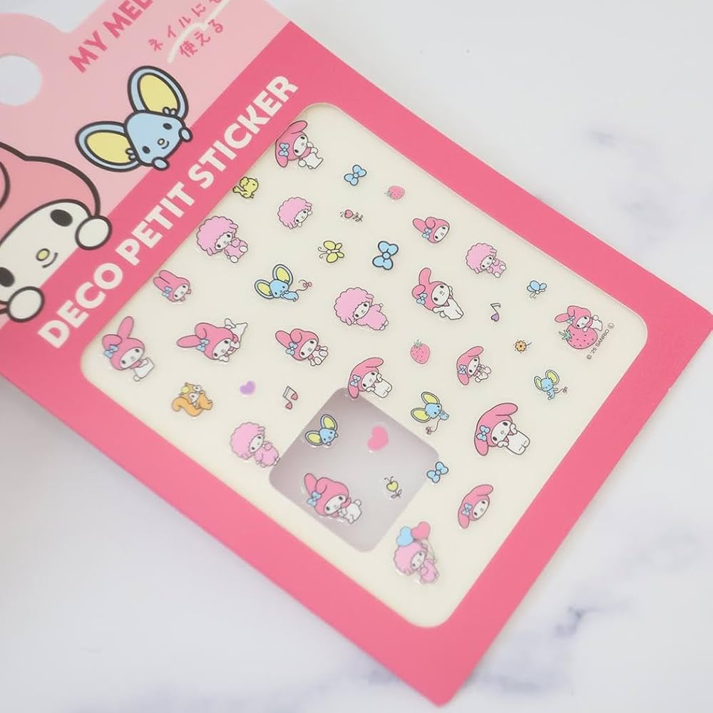 INCoco My Melody ネイルシール 貼るだけマニキュアIncocoより、ハローキティとマイメロディの